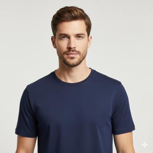 Custom round neck t-shirts suppliers in pcmc